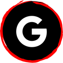 Social, Logo, google, media Black icon
