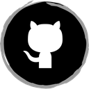 Social, Logo, media, Github Black icon