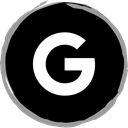 google, Social, Logo, media Black icon