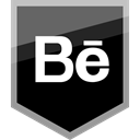 Logo, Social, Behance, media Black icon