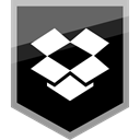 dropbox, Social, media, Logo Black icon
