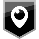 Logo, media, Periscope, Copy, Social Black icon