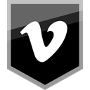 media, Vimeo, Logo, Social Black icon
