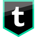 Logo, Social, media, Tumblr Black icon
