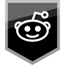 Reddit, Social, Logo, media Black icon