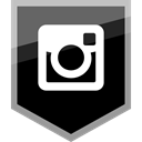 Logo, Social, media, Instagram Black icon