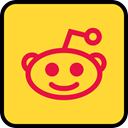 online, Reddit, Social, media Gold icon