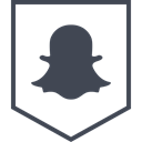 Snapchat, Social, media, Logo DarkSlateGray icon