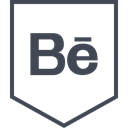 Social, Behance, media, Logo Black icon