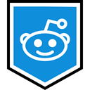Reddit, Social, media, Logo DodgerBlue icon