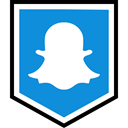 media, Snapchat, Social, Logo DodgerBlue icon