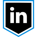 Linkedin, media, Social, Logo Black icon
