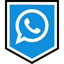 Social, media, Logo, Whatsapp DodgerBlue icon