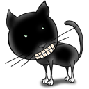 hate, Animal, dog Black icon