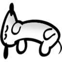 dog, Animal Black icon