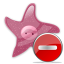 Animal, fish, delete, Del, remove, nemo Black icon