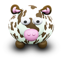 cowbrownspots Black icon