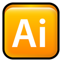 adobe, Cs, illustrator Orange icon