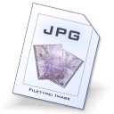 Jpeg, jpg Black icon