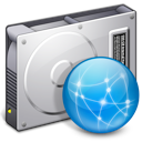 Server, drive, paper, document, File DarkGray icon