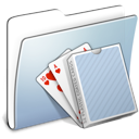Graphite, smooth, deck, Folder, card LightSteelBlue icon