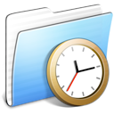 history, Clock, Alarm, time, Folder, stripped, Aqua, alarm clock Black icon