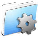 Aqua, Folder, Developer, stripped LightSkyBlue icon