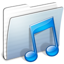 Graphite, stripped, Folder, music LightSteelBlue icon