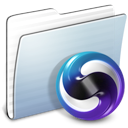 theme, Graphite, stripped, Folder LightSteelBlue icon