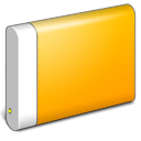 External, drive Orange icon