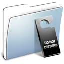 Folder, Disturb, Not, smooth, Do, Graphite Black icon