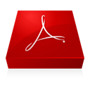 inverted, Acrobat, adobe DarkRed icon