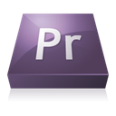 adobe, Premiere DarkSlateGray icon