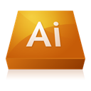 illustrator, adobe Chocolate icon