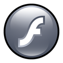 adobe, Flash, player DimGray icon