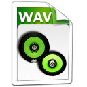 Audio, Wav Black icon