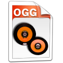 Audio, Ogg Black icon