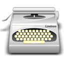 package, pack, typewriter, word processing DarkGray icon