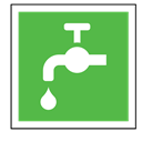 sos, water, Code, Sink, emergency, sign LimeGreen icon