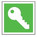 Code, sos, Key, emergency, sign LimeGreen icon