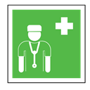 hospital, doctor, sign, Surgeon, emergency, Code, sos LimeGreen icon