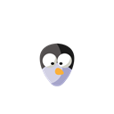 Animal, Penguin, pole, ocean, sea Black icon