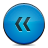 Blue, rewind, button DodgerBlue icon