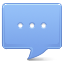 talk, Bubble, speak, Comment, Chat CornflowerBlue icon
