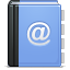 Address, Contact, Adress CornflowerBlue icon