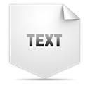 Text, document, File, Clipping Gainsboro icon