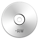 Cd, save, Disk, disc, Rw Black icon