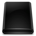 Black, drive, Removable Black icon