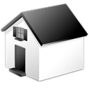 Building, Home, house, homepage, Folder Black icon