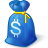 Money, Cash, Bag, coin, Currency Icon